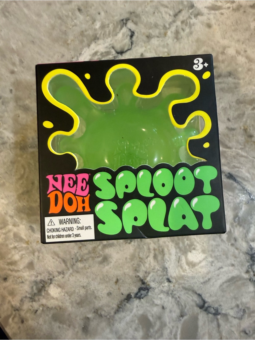 NeeDoh Sploot Splat Green Stress Ball Toy